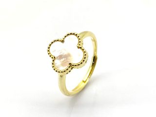 anillo plata 925mm con piedra con malaquita,nacar,onix