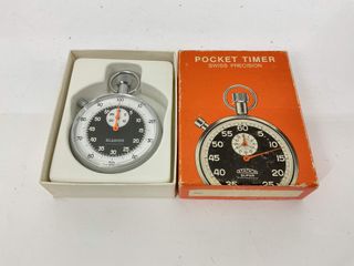 cronometro pocket timer swiss precision