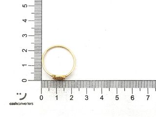 anillo oro 18k con piedra con circonita t. 19 (18,79 mm)