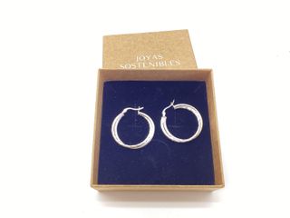 argollas plata 925mm