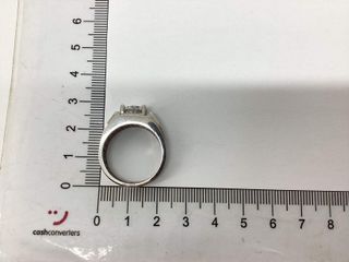 sello oro 18k con diamante de laboratorio
