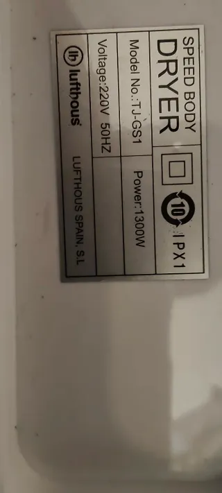 Secador Corporal Speed Body Dryer