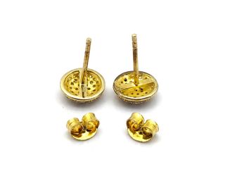 pendientes plata 925mm con piedra con circonita