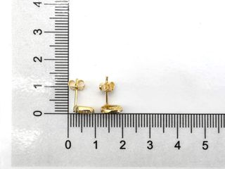 pendientes oro 18k con circonita