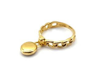 sortija oro 18k con piedra con circonita t. 13 (16,88 mm)