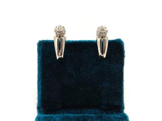 pendientes plata 925mm con piedra con circonita