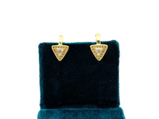 pendientes plata 925mm con piedra con circonita