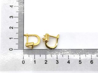 pendientes plata 925mm con piedra con circonita