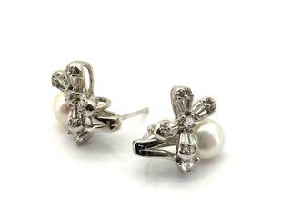 pendientes plata 925mm con piedra con circonita