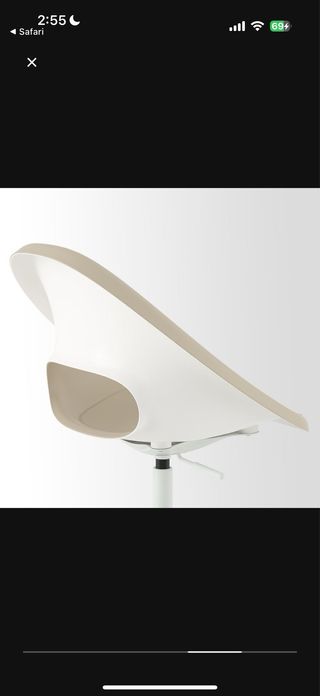 Silla de oficina Ikea beige