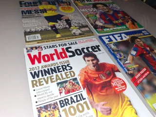 4 revistas messi fc barcelona argentina