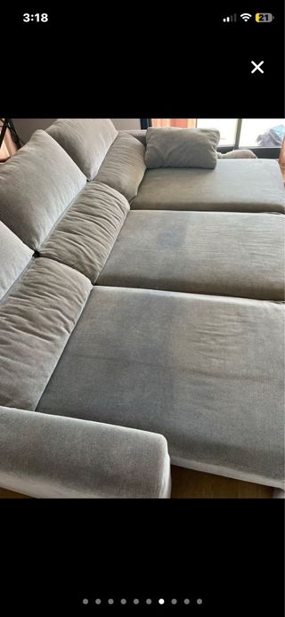 Sofá Cama Beige/Gris