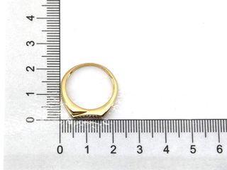 anillo oro 18k con piedra con diamante