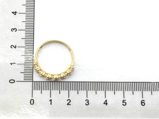 anillo oro 18k con piedra con circonita t. 21 (19,42 mm)