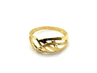 anillo oro 18k con piedra con circonita t. 19 (18,79 mm)