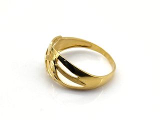 anillo oro 18k con piedra con circonita t. 19 (18,79 mm)
