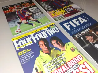 4 revistas messi fc barcelona argentina
