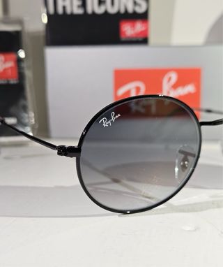 Occhiali Ray Ban Oval Neri/Grigi