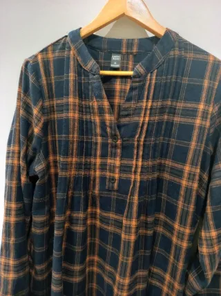 Vestido cuadros Shein Talla XL