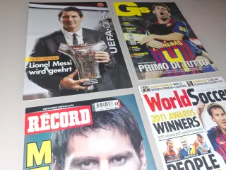 4 revistas messi fc barcelona argentina