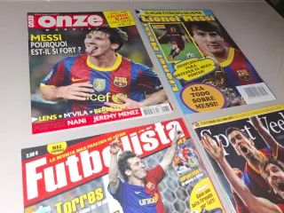 4 revistas messi fc barcelona argentina