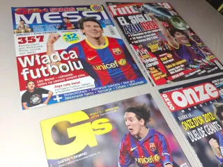 4 revistas messi fc barcelona argentina