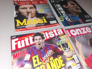 4 revistas messi fc barcelona argentina