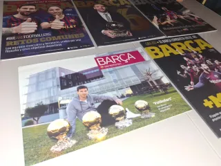 5 revistas messi fc barcelona argentina