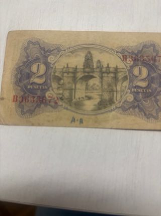 Billete 5 Pesetas Banco de España