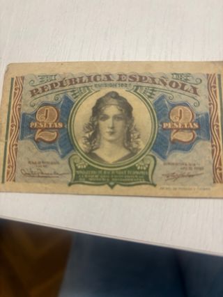 Billete 5 Pesetas Banco de España