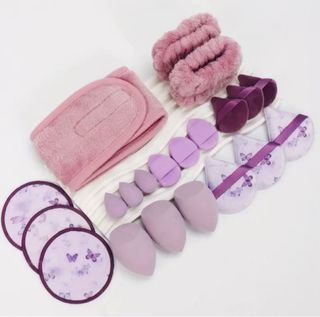 Set Belleza Pastel Rosa y Morado