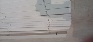 2 Estores Madera Blanco LAMA 5cm