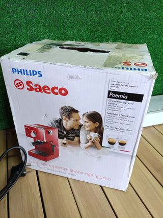 Cafetera express - Saeco HD8323/12 POEMIA FOCUS RED 15 Bares de presión, Bomba de presión de