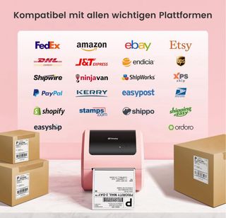 Impresora de etiquetas Bluetooth DHL D520BT.