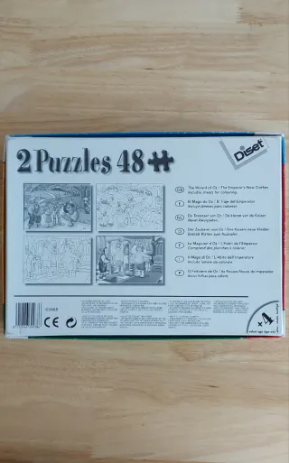 2 Puzzles Diset 48 Piezas +4 Años