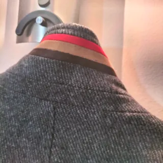 Abrigo El Ganso Gris y Negro