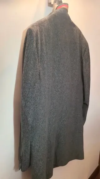 Abrigo El Ganso Gris y Negro