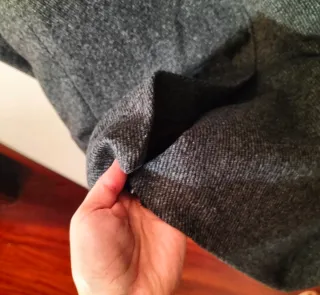 Abrigo El Ganso Gris y Negro