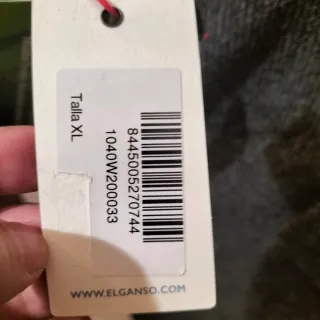 Abrigo El Ganso Gris y Negro