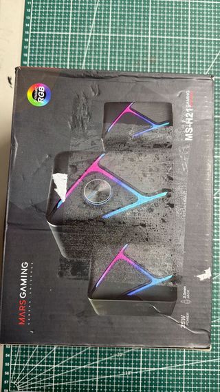Mars Gaming MS-H21, Altavoces Gaming RGB 2.1 y Sub
