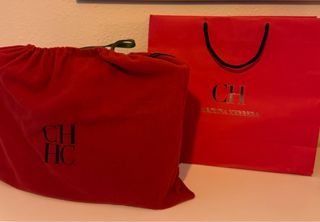 Bolso Carolina Herrera Rojo Original