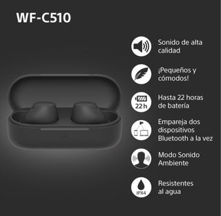 Sony WF-C510 Auriculares Inalámbricos pequeños.