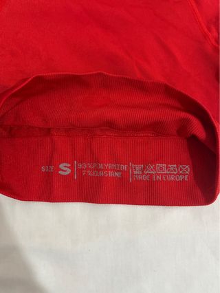 Camiseta Deportiva Manga Larga Prozis Roja