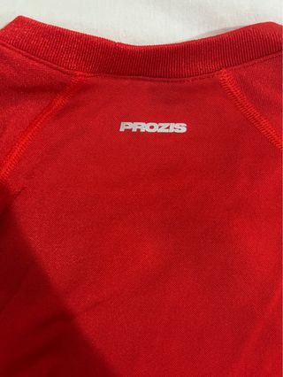 Camiseta Deportiva Manga Larga Prozis Roja