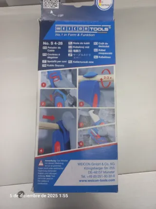 Pelacables Weicon Tools S 4-28