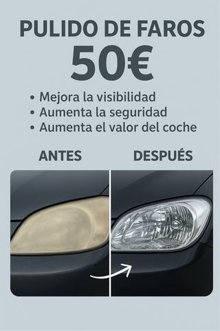 Pulido de faros para ITV