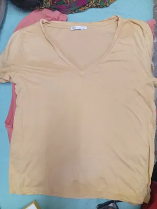 Lote 3 Camisetas Básicas M (Tex, Zara, terraduan)