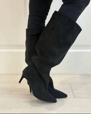 Stivali donna neri tacco alto tg 37 nuovo