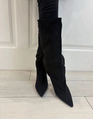 Stivali donna neri tacco alto tg 37 nuovo