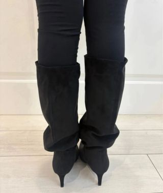 Stivali donna neri tacco alto tg 37 nuovo